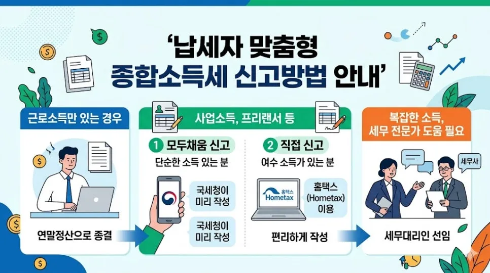 2026 종합소득세 신고, 환급금 조회 방법 총정리 2
