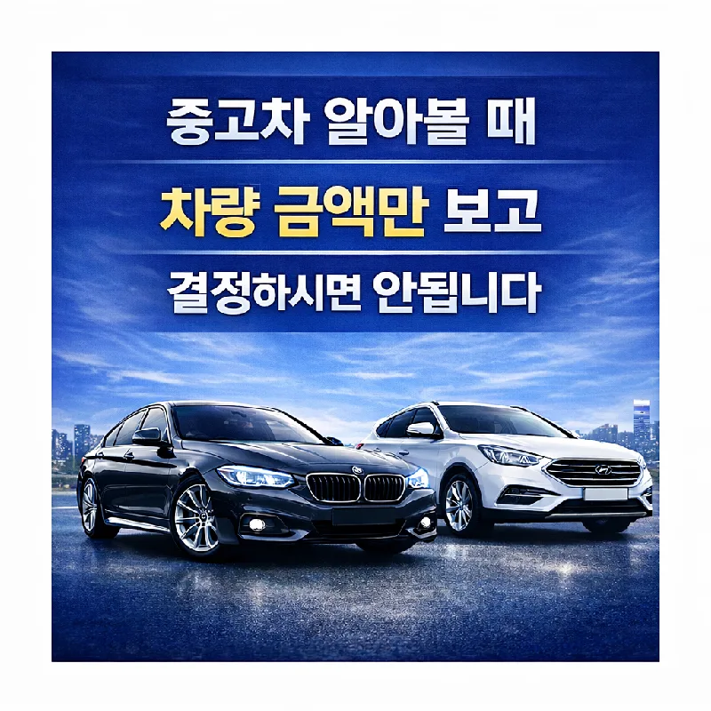 정왕동 중고차 구매 가이드 2026: 실매물 확인법 & 주의사항 2