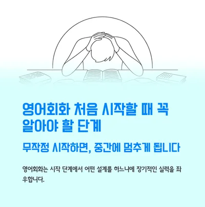 영어회화 시작 가이드 2026: 실패 없이 성공하는 5단계