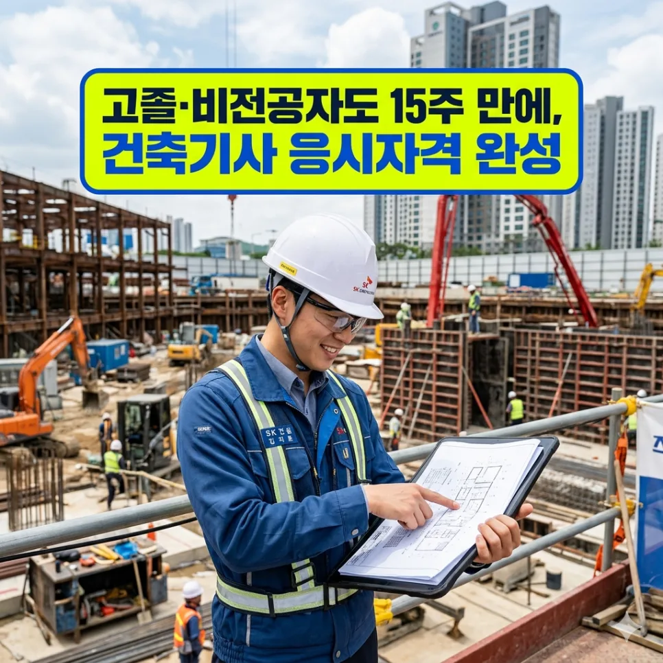 건축기사 자격증, 비전공자도 15주 만에 취득하는 법 2026