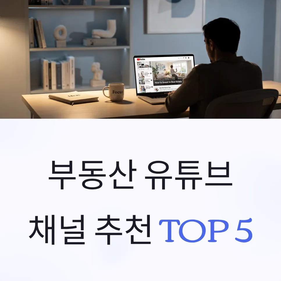 부동산 유튜브 채널 2026년 추천: 내 상황별 최적 채널 찾기