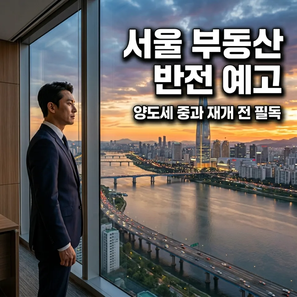 서울 부동산 양도세 중과 재개 2026: 다주택자 절세 전략 총정리