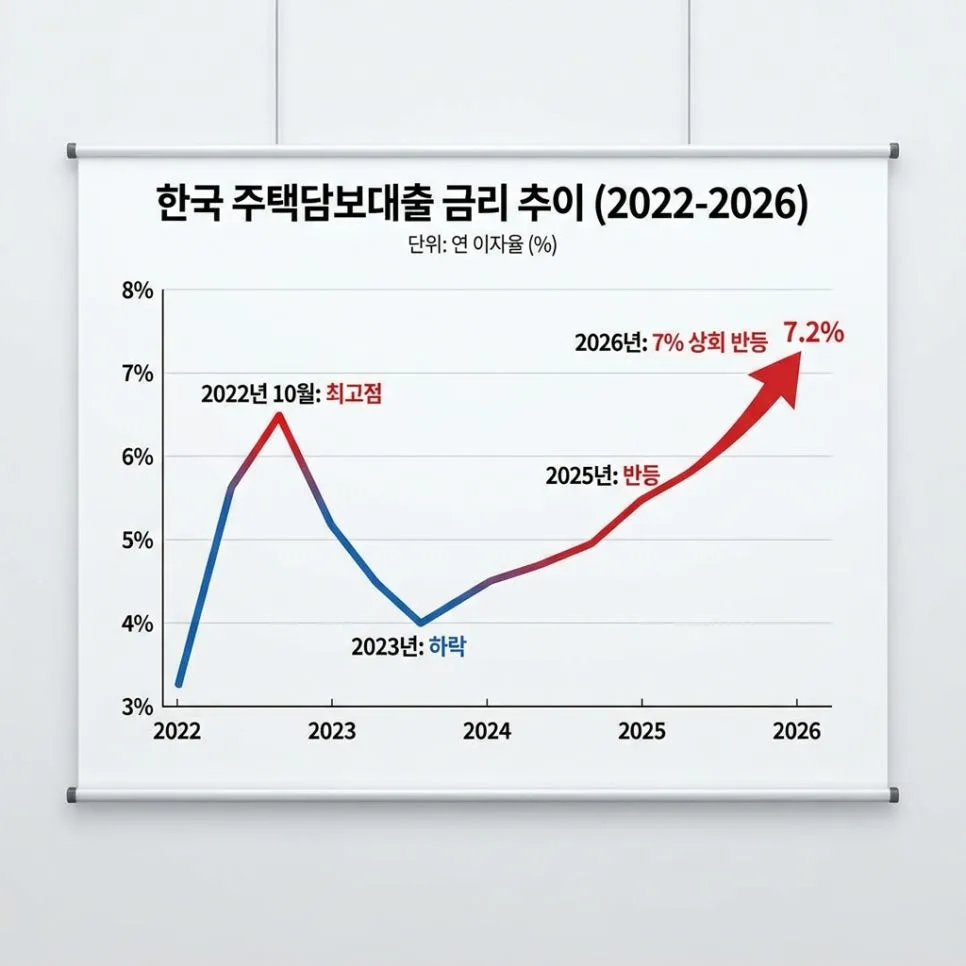 주담대 금리 7% 시대, 2026년 이자 부담 줄이는 법 3가지 2