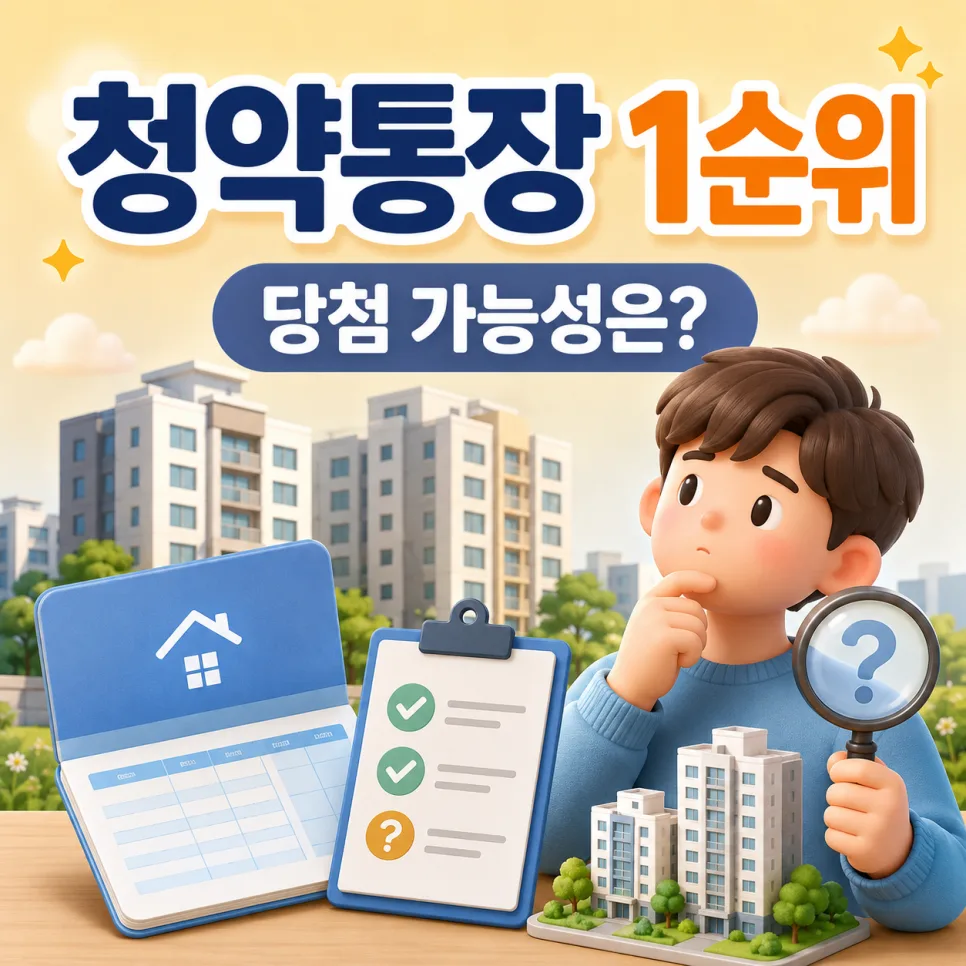 2026년 청약 1순위 조건: 당첨 가능성 높이는 핵심 전략 — 비즈니스·경제 — rurln0820