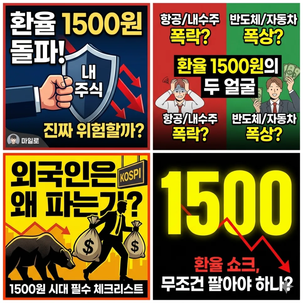 환율 1500원 돌파, 2026년 주식 시장 전망과 투자 전략