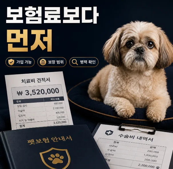 펫보험 가입 전 필수 확인 사항 2026: 노령견도 OK? 2
