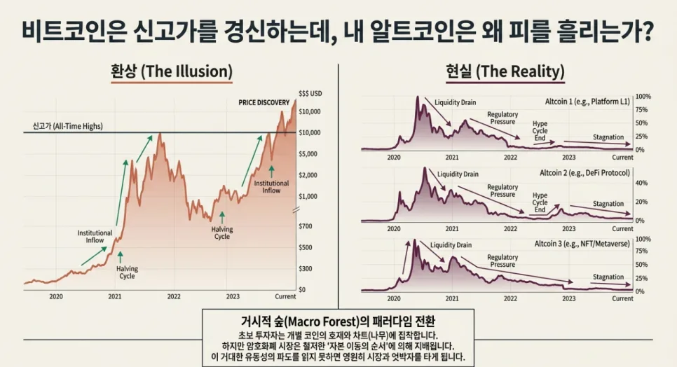 비트코인 도미넌스 차트 분석 2026: 알트코인 불장 시기 예측 2