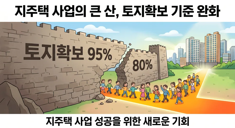지역주택조합 피해 막는 법 2026: 토지확보 80% 완화와 60일 철회
