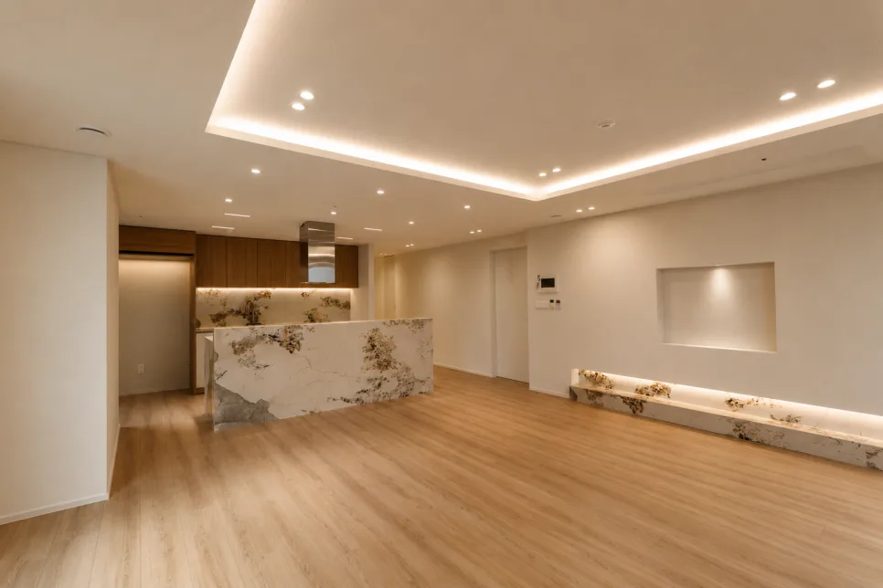 마곡 엠밸리 6단지 리모델링 2026: 46평형 인테리어 완벽 가이드 — K-인테리어 — ahavflooring