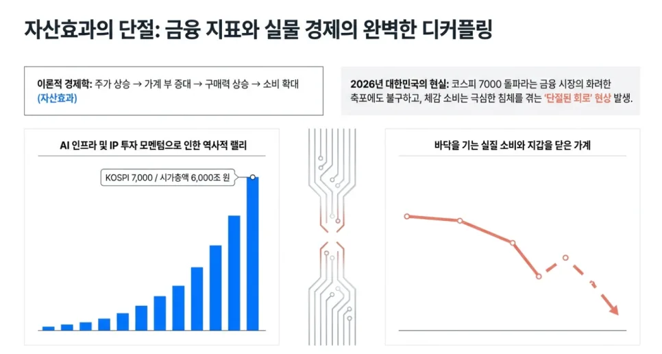 코스피 7000 시대, 왜 소비는 줄어들까? 2026년 분석 2