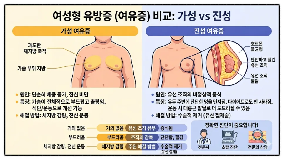 여성형 유방증 치료, 수술비와 보험 적용까지 2026년 완벽 정리 2