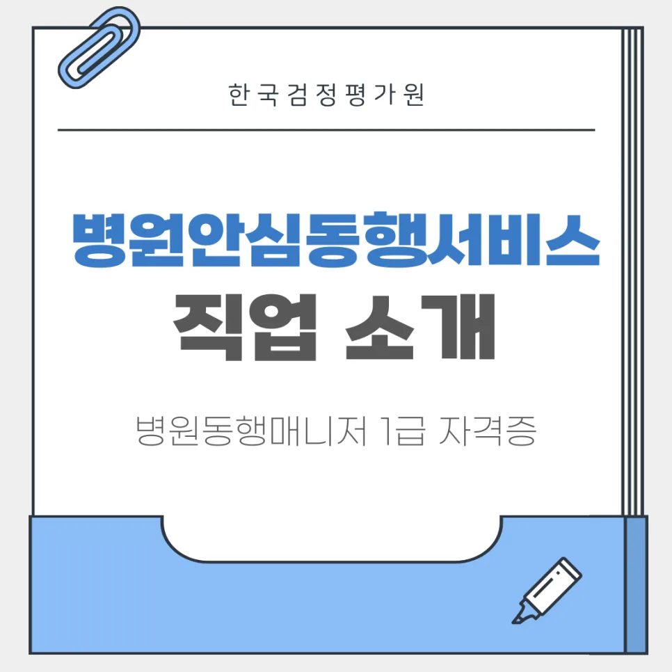 세종 병원동행매니저 자격증 취득 A to Z (2026년 최신)