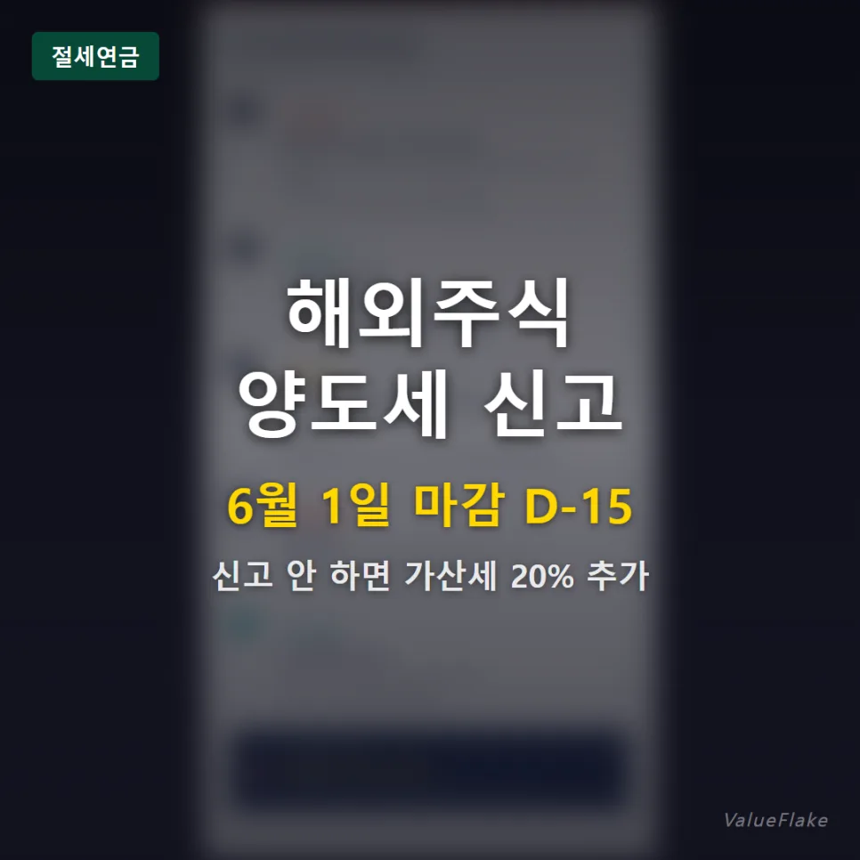 해외주식 양도세 2026년 6월 1일 마감: 5단계 신고 완벽 가이드 — 비즈니스·경제 — 0889ss