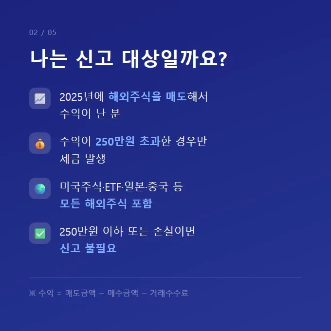 해외주식 양도세 250만원 공제, 2026년 신고 완벽 대비 2