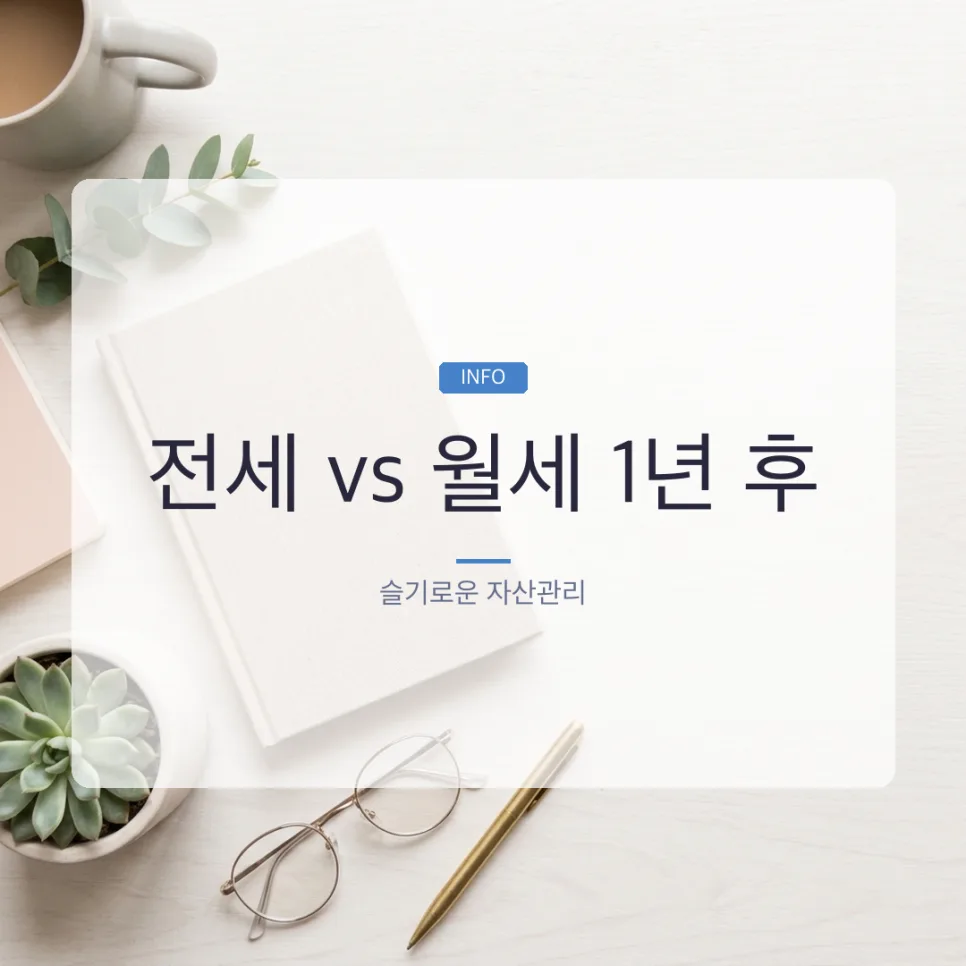 2026년 신혼부부 전세 vs 월세: 1년 살아보고 알게 된 현실 차이