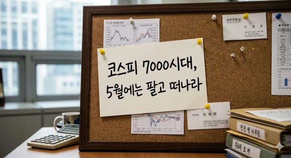 코스피 7000 시대, 5월 증시 하락 베팅? 2026년 전망 분석