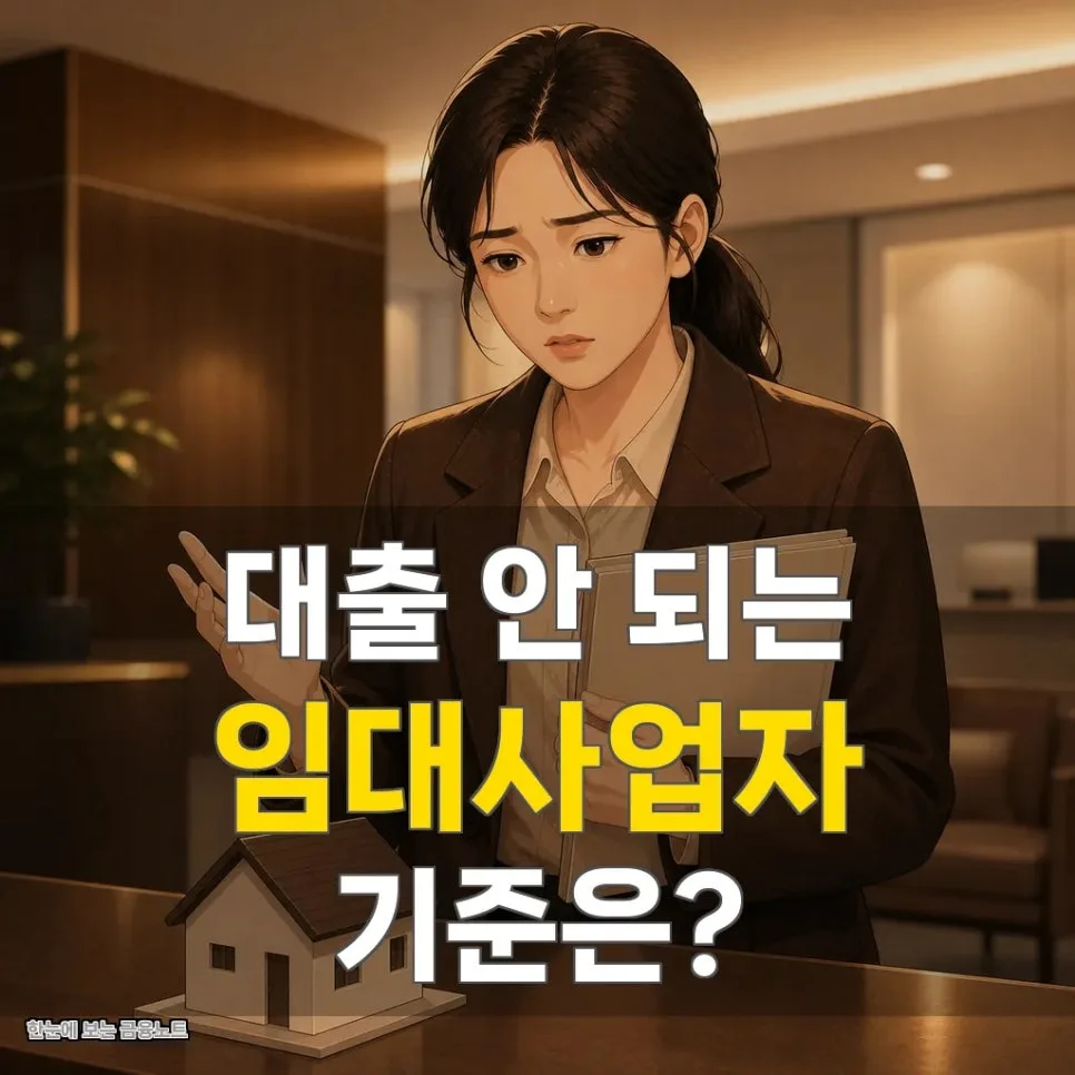 단기 4년 임대사업자 주택, 대출 불가? 2026년 기준 확인