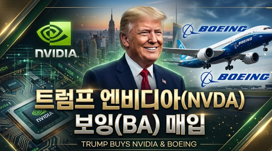 트럼프 주식 포트폴리오 2026: 엔비디아·보잉 매수 분석