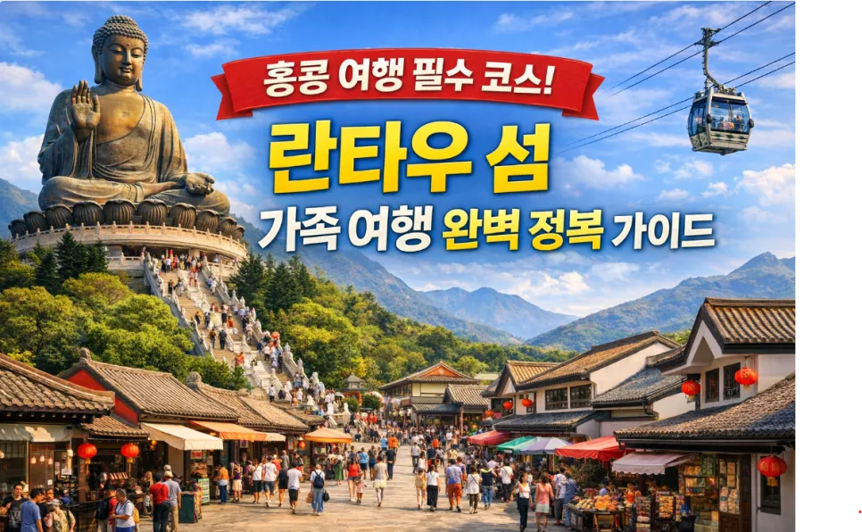 홍콩 란타우 섬 여행 코스 2026: 천단대불부터 디즈니랜드까지 — 세계여행 — i0865