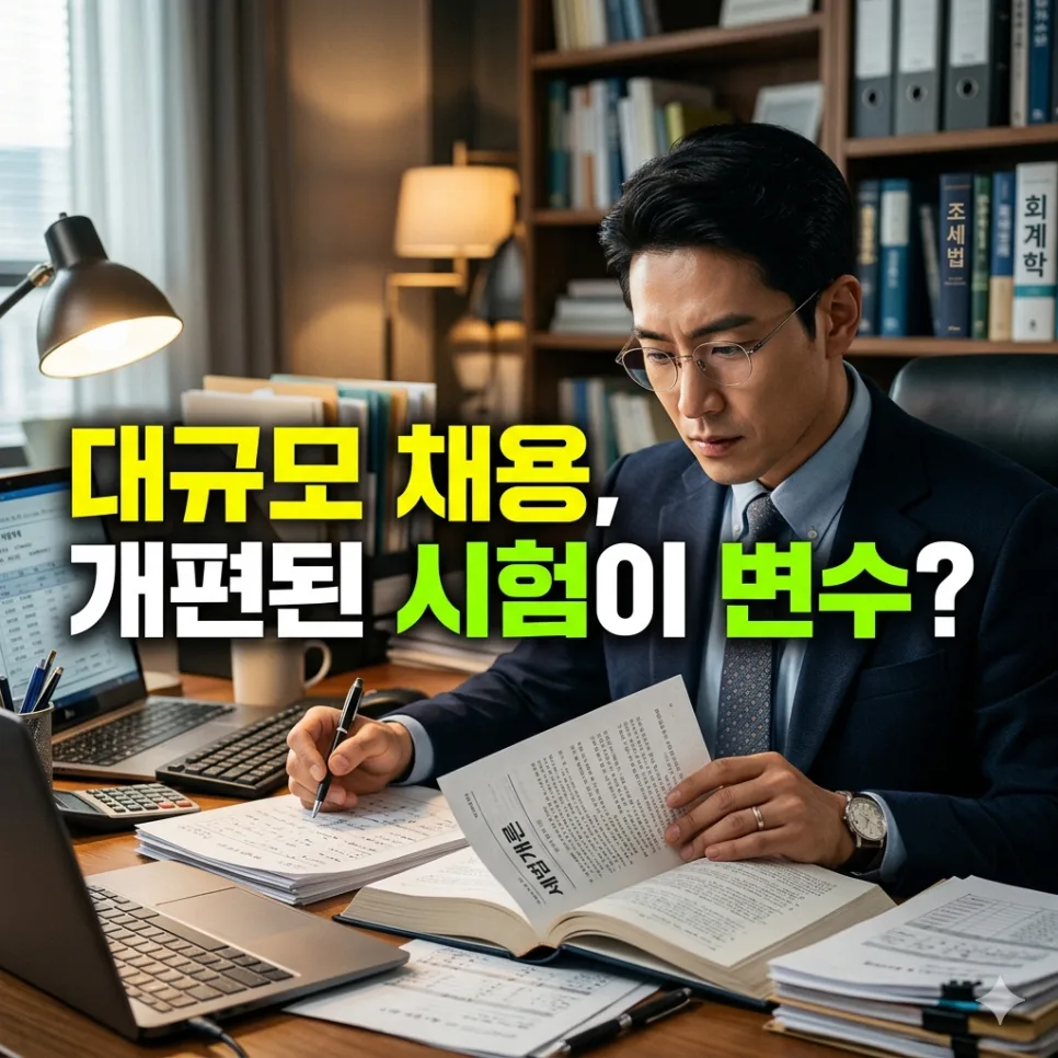 2026 세무직 9급, 개편 시험 블루오션? 합격 전략 총정리
