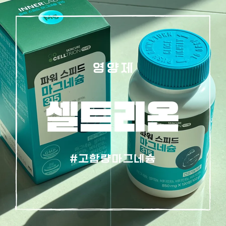 마그네슘 영양제 2026: 셀트리온 고함량 섭취 가이드