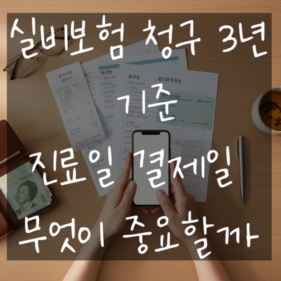 실비보험 청구 3년 기준: 진료일 vs 결제일, 언제까지 가능할까? 2026