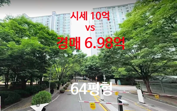 용인 성복동 LG빌리지6차 64평, 경매로 내집마련 2026 3