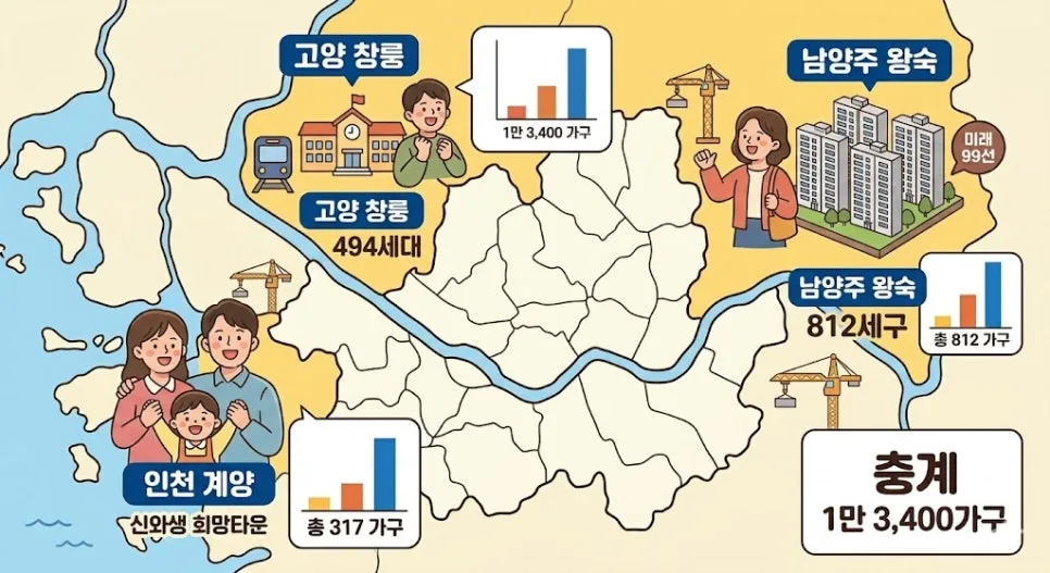 3기 신도시 1만 3400가구 분양 총정리 (2026년 전망) 2