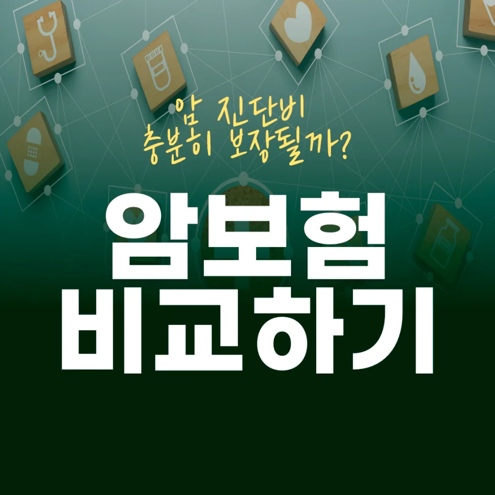 20대 암보험, 나에게 맞는 진단비 찾기 (2026년 비교) 2