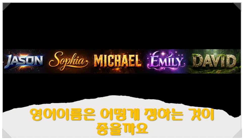 나에게 맞는 영어 이름 고르는 법 2026: 뜻, 이미지, 발음까지 완벽 분석 2