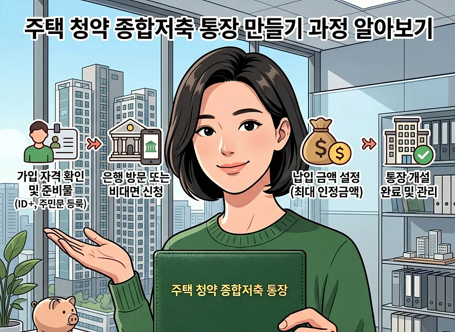 주택청약 통장 2026년 개설 방법 및 혜택 총정리 2