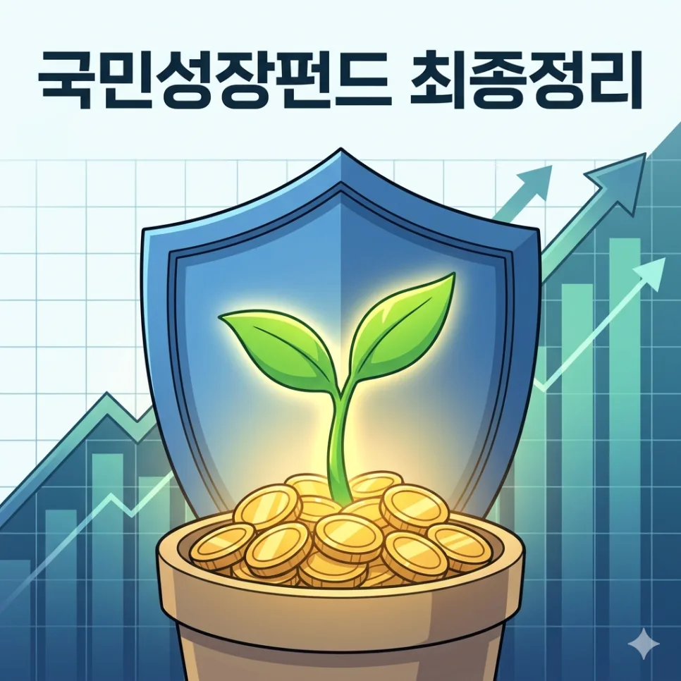 국민성장펀드 2026: 원금 20% 보장? 세액공제 1800만원 받는 법