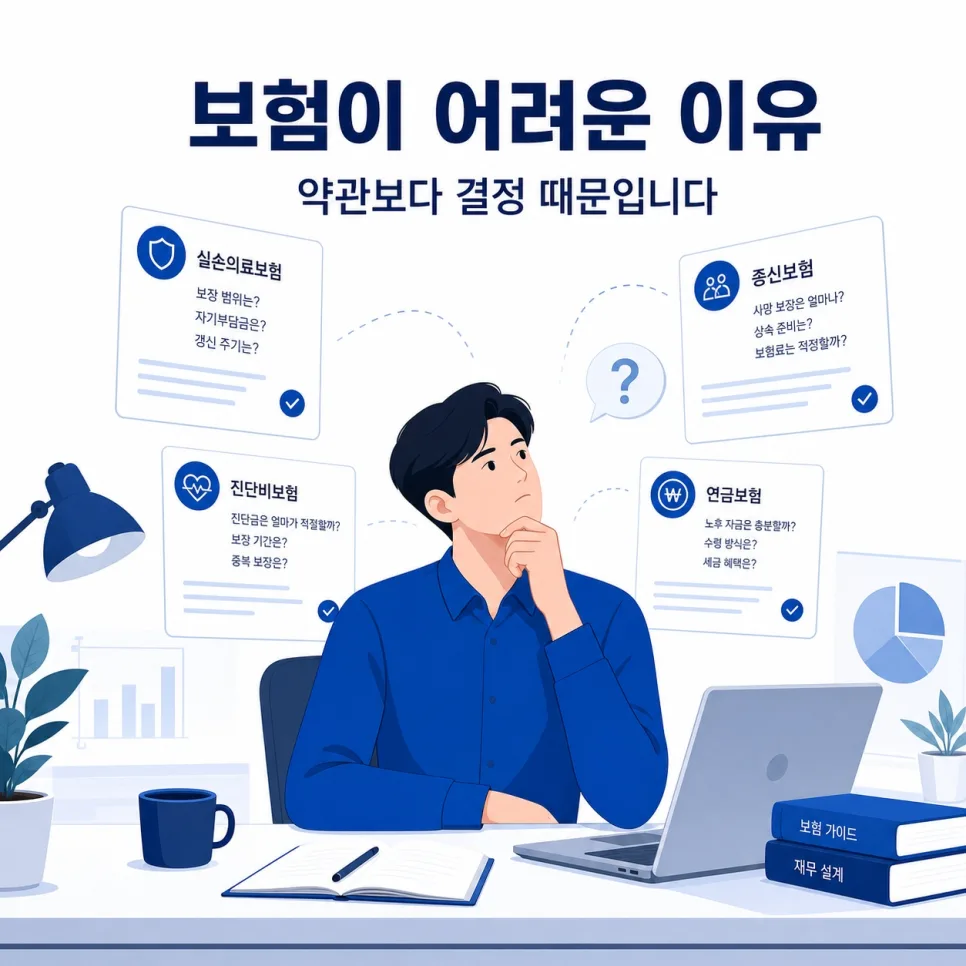 나에게 맞는 보험 찾는 법: 2026년 기준 설정 가이드
