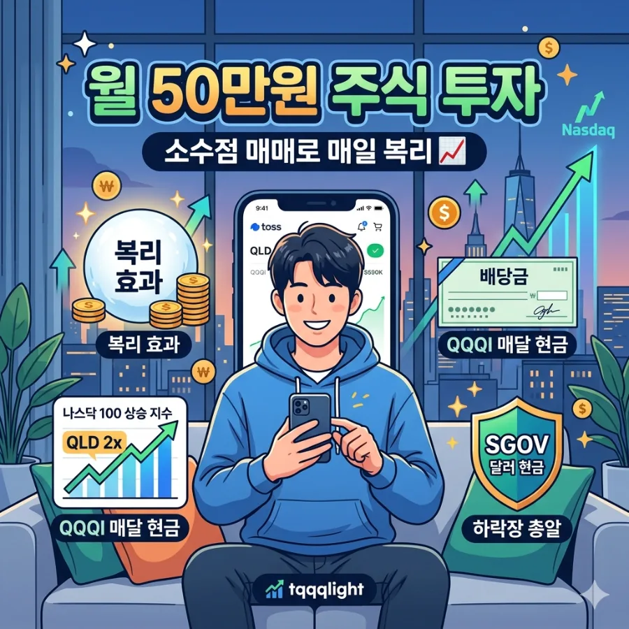 월 50만원 미국 주식 투자: 토스 소수점 매매 2026년 완벽 가이드