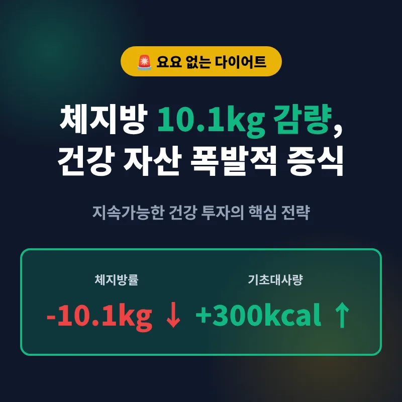 요요 없는 체지방 감량 2026: 건강 투자 성공 비결 3가지 — 건강·의학 — nobby305