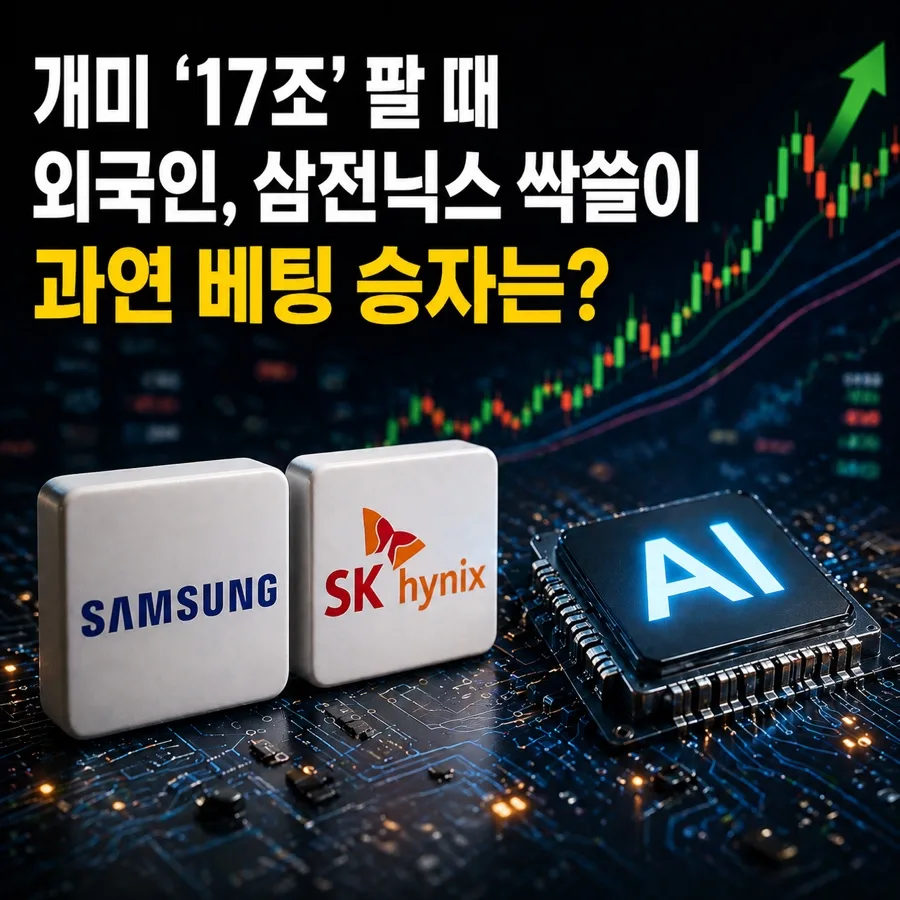 2026년 AI 반도체, 개미는 팔고 외국인은 담는 이유와 승자 예측