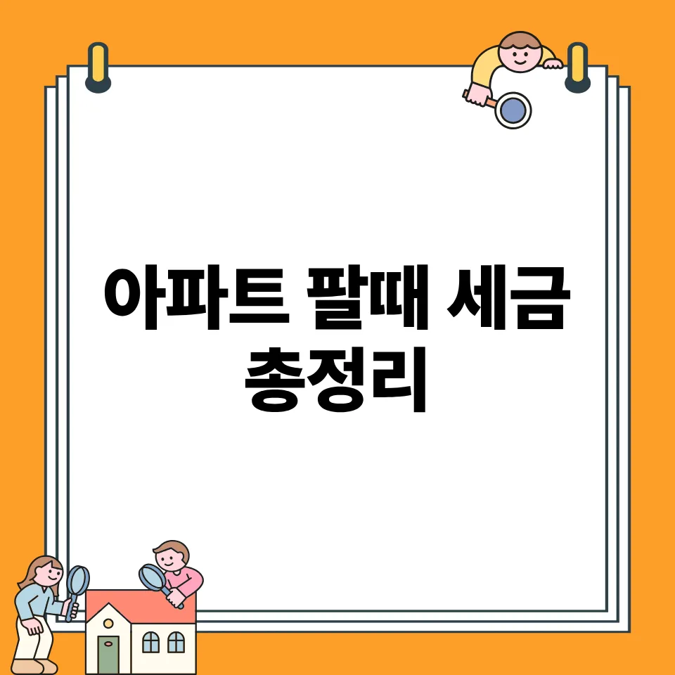 2026년 아파트 매도시 세금 폭탄 피하는 법 3가지 — 비즈니스·경제 — qaz040102