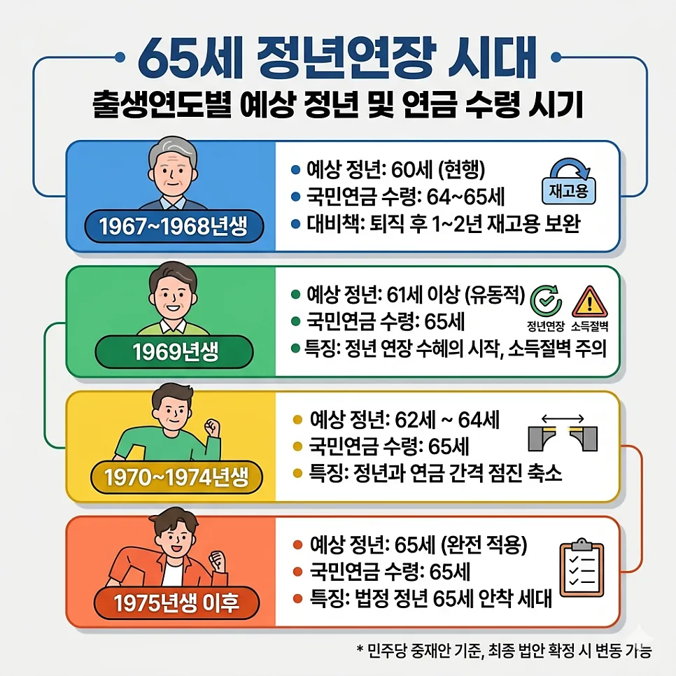 65세 정년연장, 퇴직금 4천만원 지키는 법 2026 2