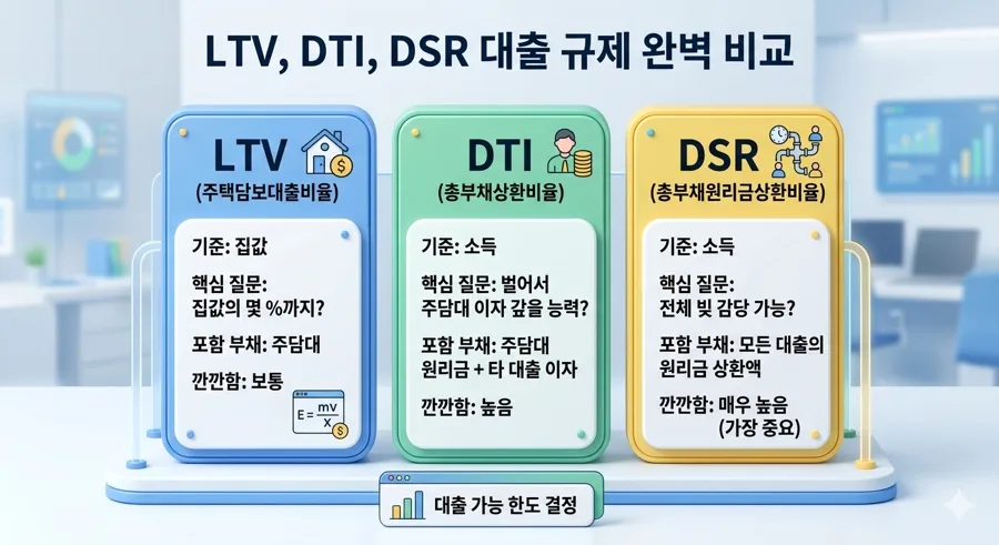 내 집 마련 대출 한도 계산법: LTV DTI DSR 2026년 완벽 분석 — 비즈니스·경제 — rich_kwan2
