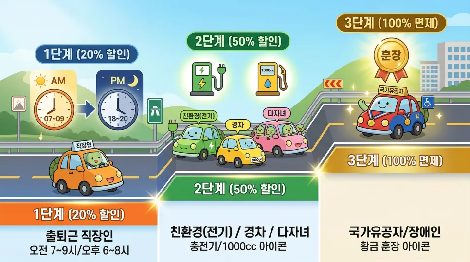 2026년 고속도로 통행료 반값 할인, 대상자 및 신청 꿀팁 총정리 2