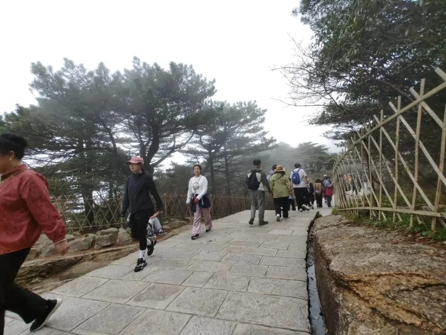 황산 옥병케이블카 하산 코스 2026: 운무 속 기암절벽 완주 후기 3