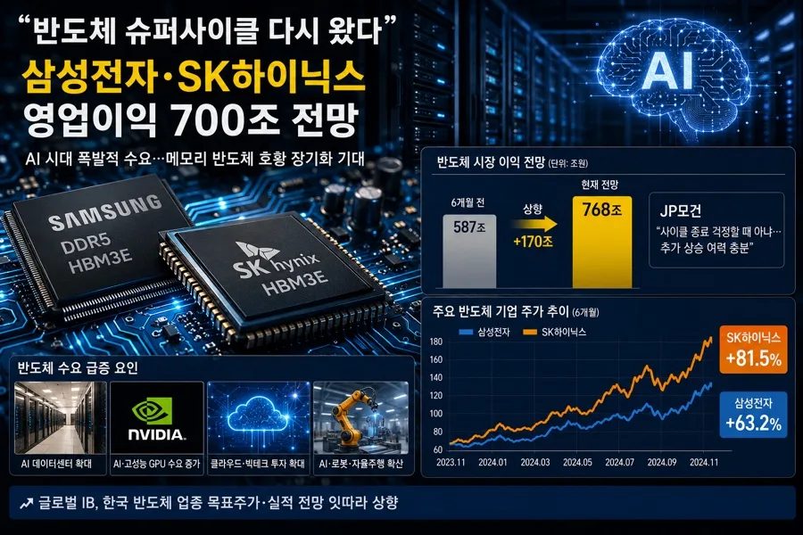 AI 시대 반도체 슈퍼사이클 2026: 삼성전자·SK하이닉스 전망 분석