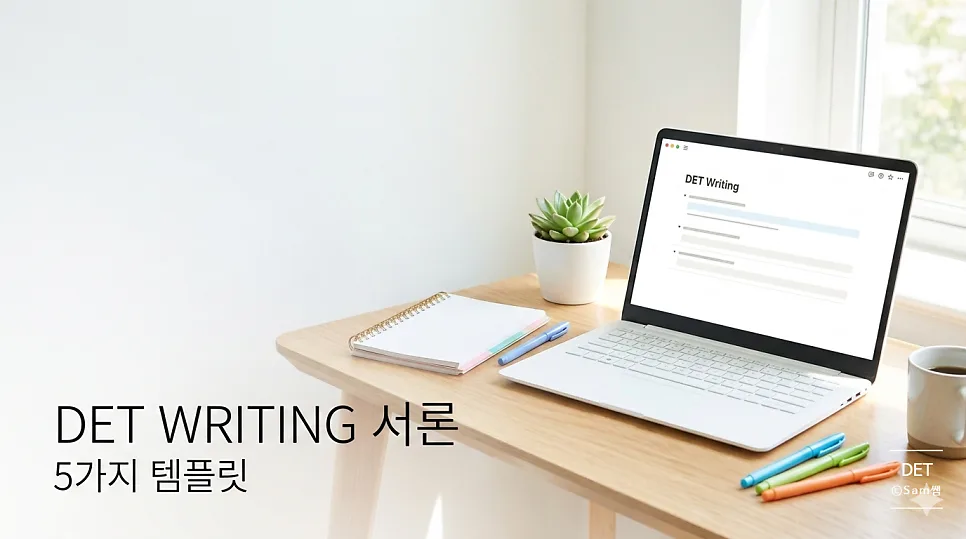 듀오링고 DET 영어 작문 서론 템플릿 5가지 (2026 최신) — 교육·학문 — sam_in_cananda