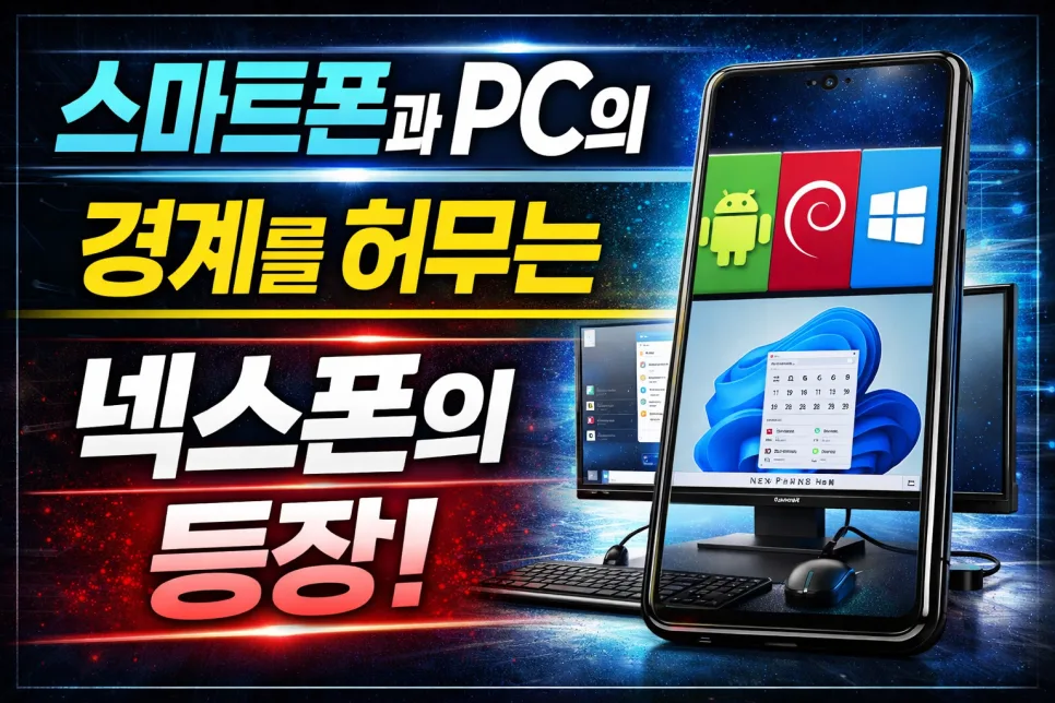 넥스폰 2026: 스마트폰 PC 경계 허무는 혁신 기기 총정리