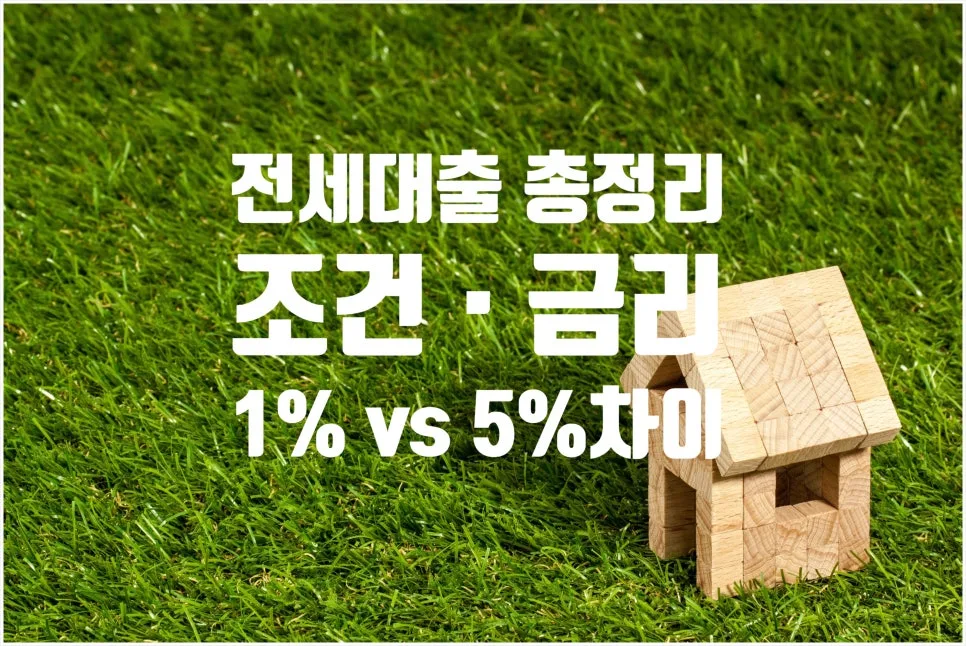 전세자금대출 종류별 금리 비교 및 조건 완벽 분석 (2026년) — 비즈니스·경제 — xiongg