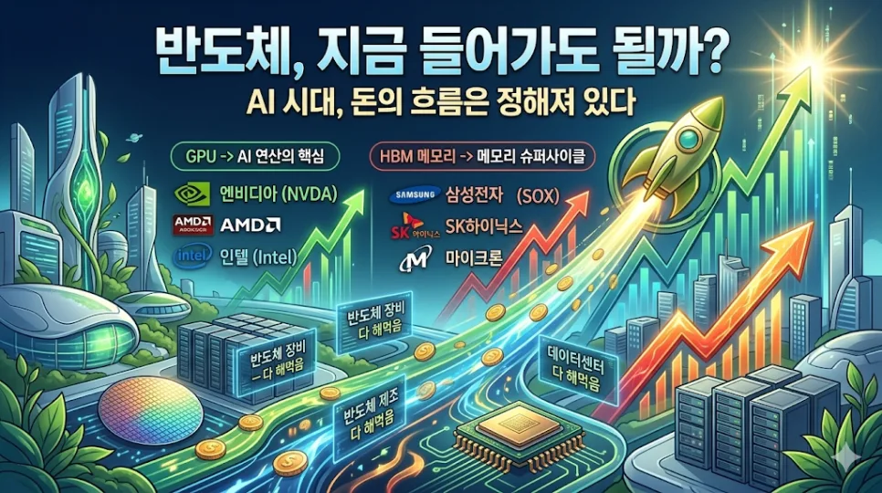 2026년 반도체 ETF, 지금 투자해도 될까? AI 시대 구조 분석
