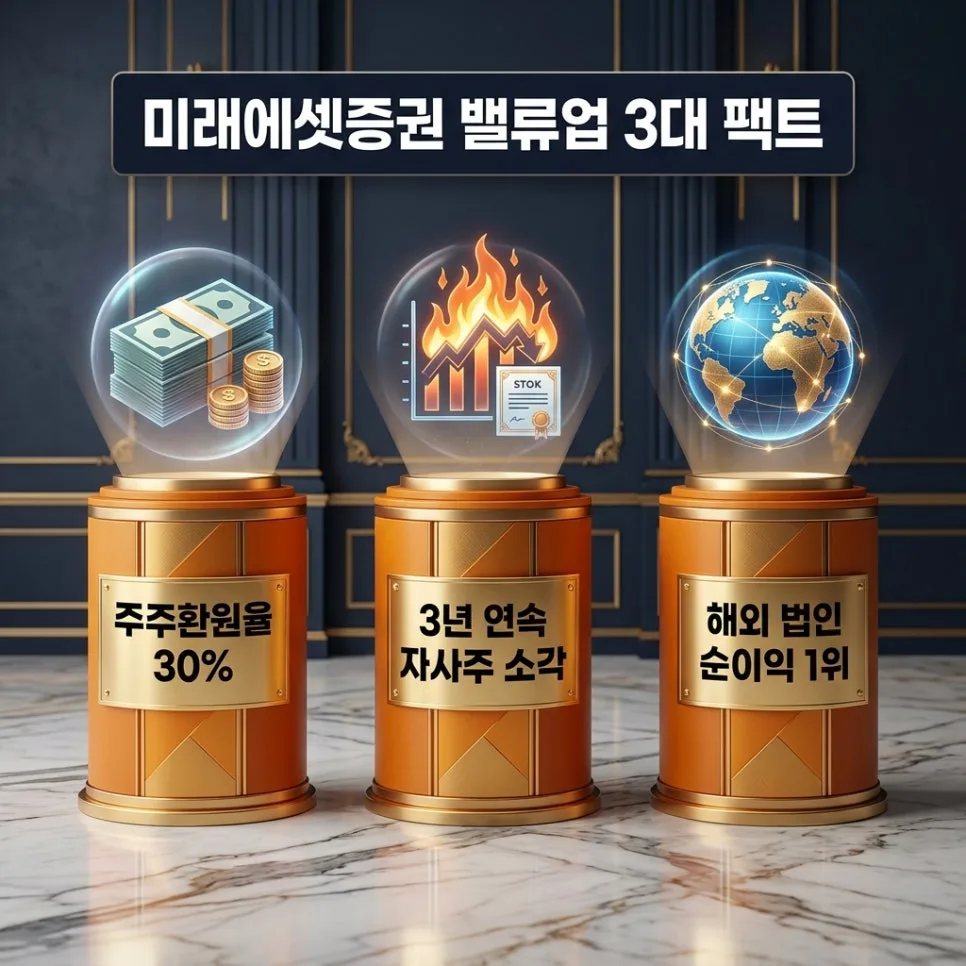 미래에셋증권 밸류업 대장주 이유 3가지 (2026년 전망) 2