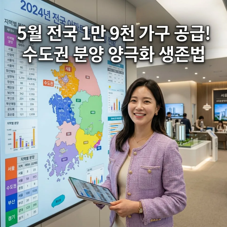 2026년 5월 아파트 분양 1만 9천 가구, 수도권 74% 쏠림 현상 분석 — 비즈니스·경제 — sunshine1345