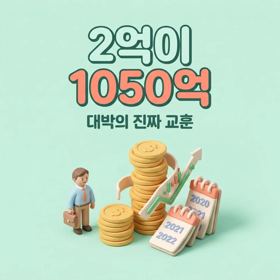 2억 투자 1050억 신화, 2026년 당신도 가능할까?