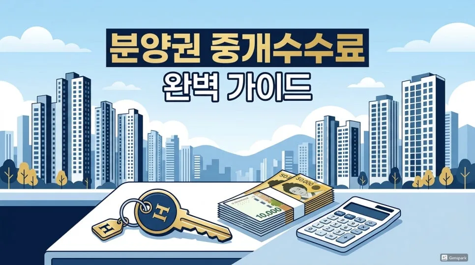 분양권 중개수수료 절약 노하우 2026: 실제 거래 가이드 2